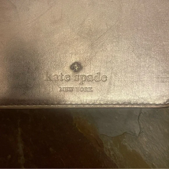 Kate Spade Metallic Planner/Wallet - Picture 3 of 5